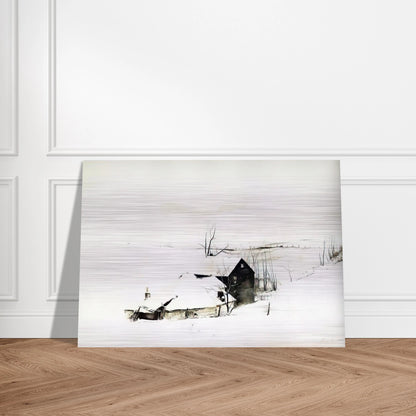 THE CORNER - Andrew Wyeth Brushed Aluminum Print - 70x100 cm / 28x40 inches | Andrew Wyeth Aluminum Print | Andrew Wyeth Prints