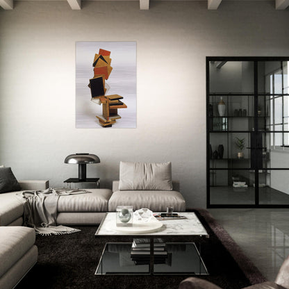 DIVERTIMENTO 1995 - Esteban Vicente Brushed Aluminum Print - 70x100 cm / 28x40 inches | Esteban Vicente Aluminum Print | Esteban Vicente Prints