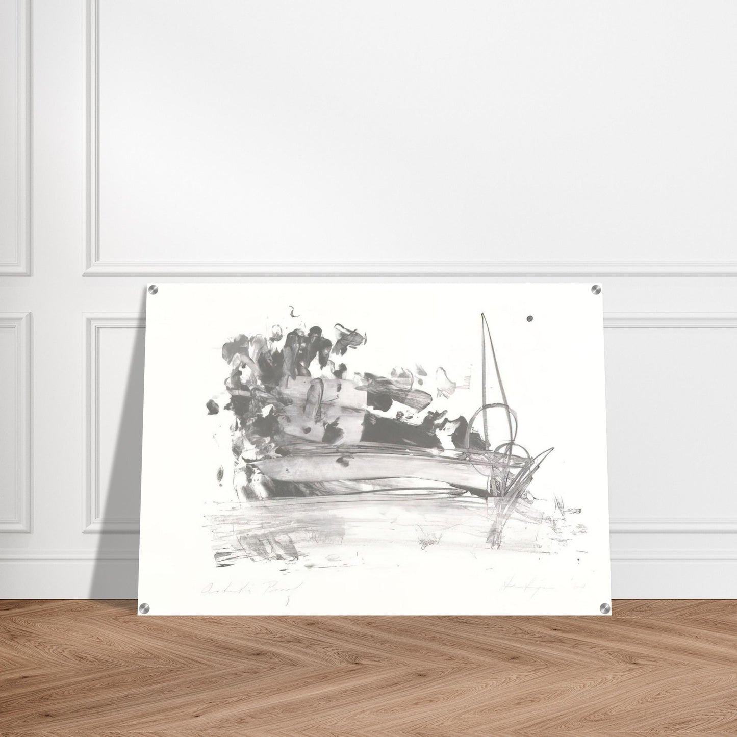 The Hero Leaves His Ship - Grace Hartigan Acrylic Print - 70x100 cm / 28x40″ inches | Grace Hartigan Wall Art | Grace Hartigan Prints