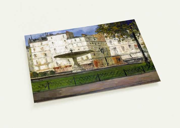 PLACE PIGALLE By Maurice Utrillo Pack of 10 Post Cards | Maurice Utrillo Post Cards | A6 (10.5 x 14.8 cm) - 4.1 x 5.8 inches