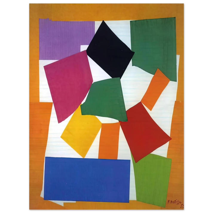 Henri Matisse - THE SNAIL 1953  75x100 cm / 30x40inches Fine Art Poster