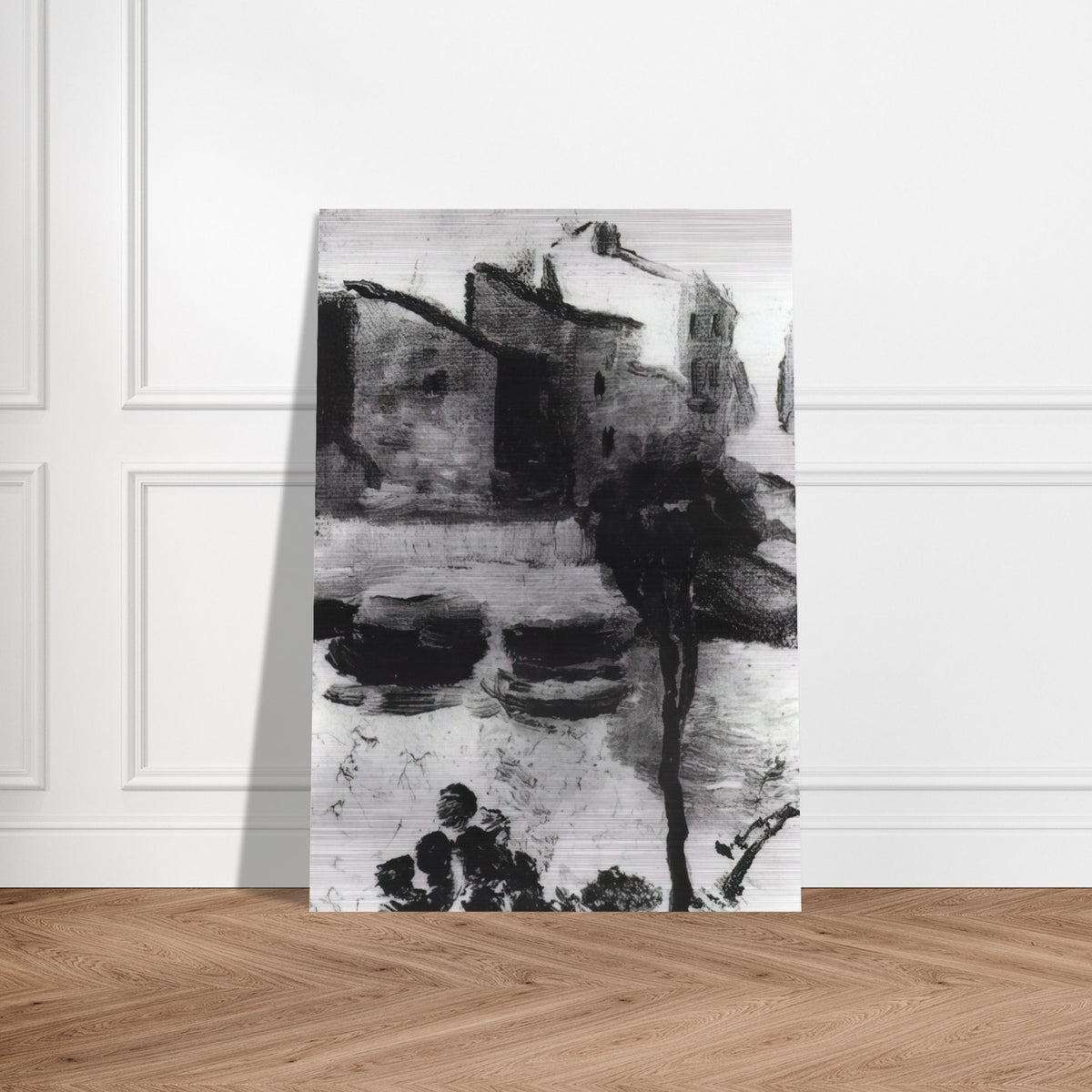 LLANE BEACH CADAQUES - Salvador Dali Brushed Aluminum Print - 70x100 cm / 28x40 inches | Salvador Dali Aluminum Print | Salvador Dali Prints