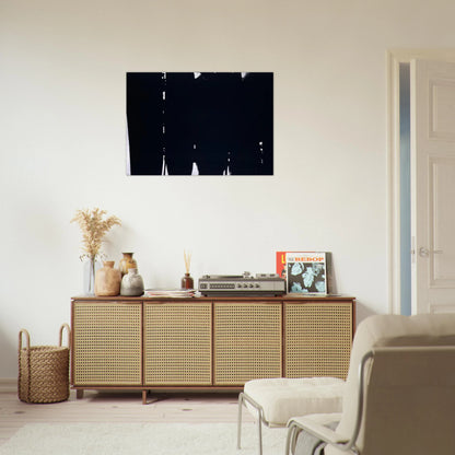 Peinture 220 x 366 cm, 14 mai 1968 - 1968 - Pierre Soulages Brushed Aluminum Print - 70x100 cm / 28x40 inches | Pierre Soulages Aluminum Print | Pierre Soulages Prints