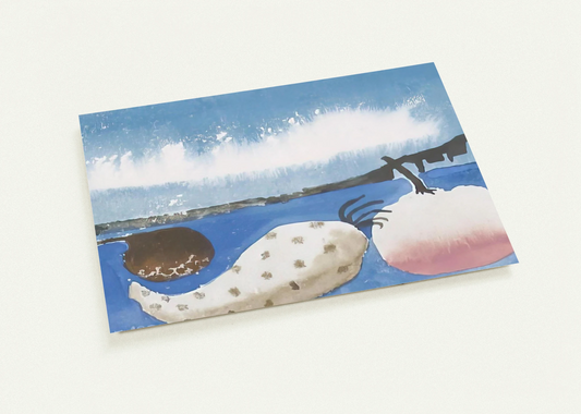 Fruit by the shore - 1992 By Mary Fedden Pack of 10 Post Cards | Mary Fedden Post Cards | A6 (10.5 x 14.8 cm) - 4.1 x 5.8 inches
