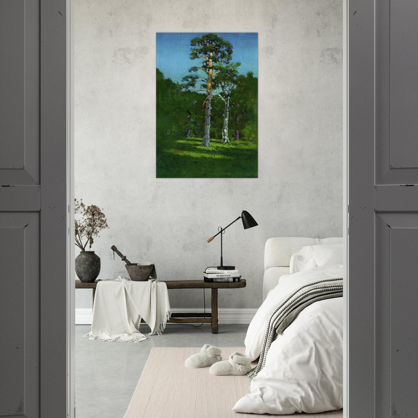 Pine - Arkhyp Kuindzhi Brushed Aluminum Print - 70x100 cm / 28x40 inches | Arkhyp Kuindzhi Aluminum Print | Arkhyp Kuindzhi Prints