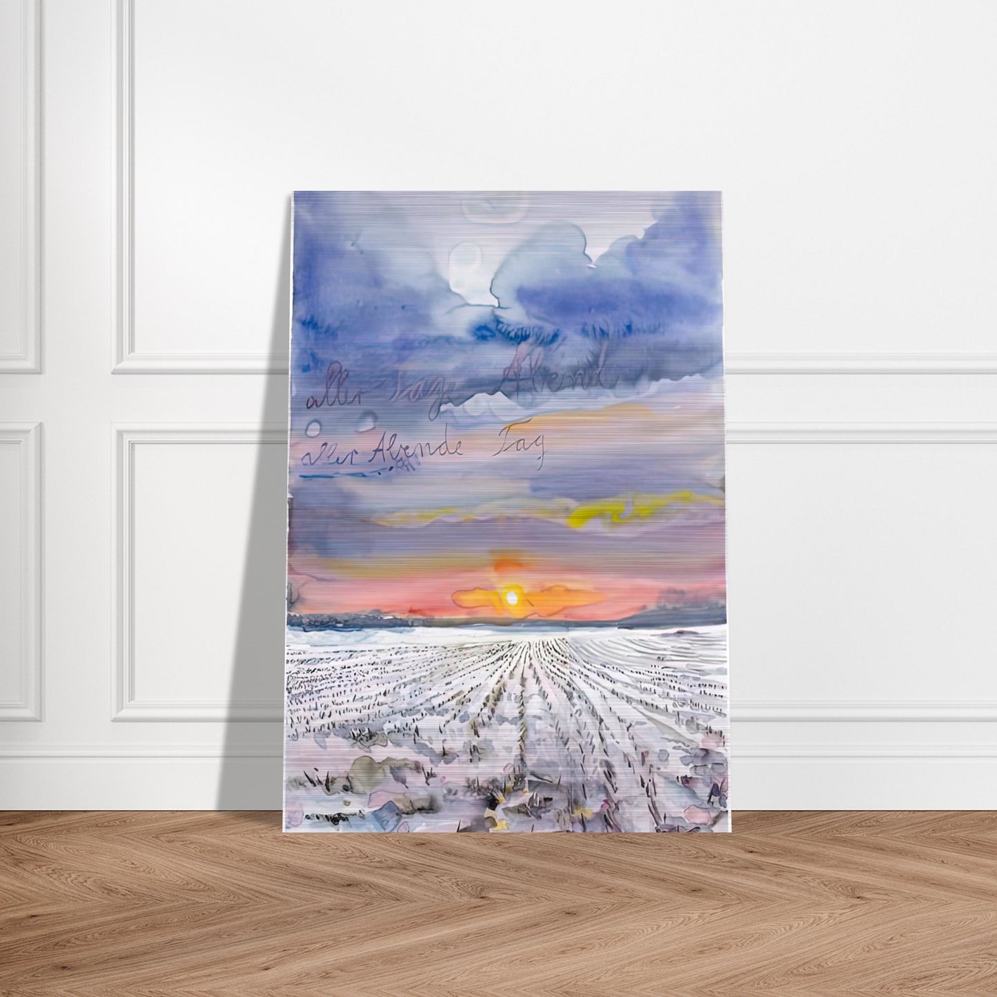 THE EVENING OF ALL DAYS THE DAY OF ALL EVENINGS 2014 0 - Anselm Kiefer Brushed Aluminum Print - 70x100 cm / 28x40 inches | Anselm Kiefer Aluminum Print | Anselm Kiefer Prints