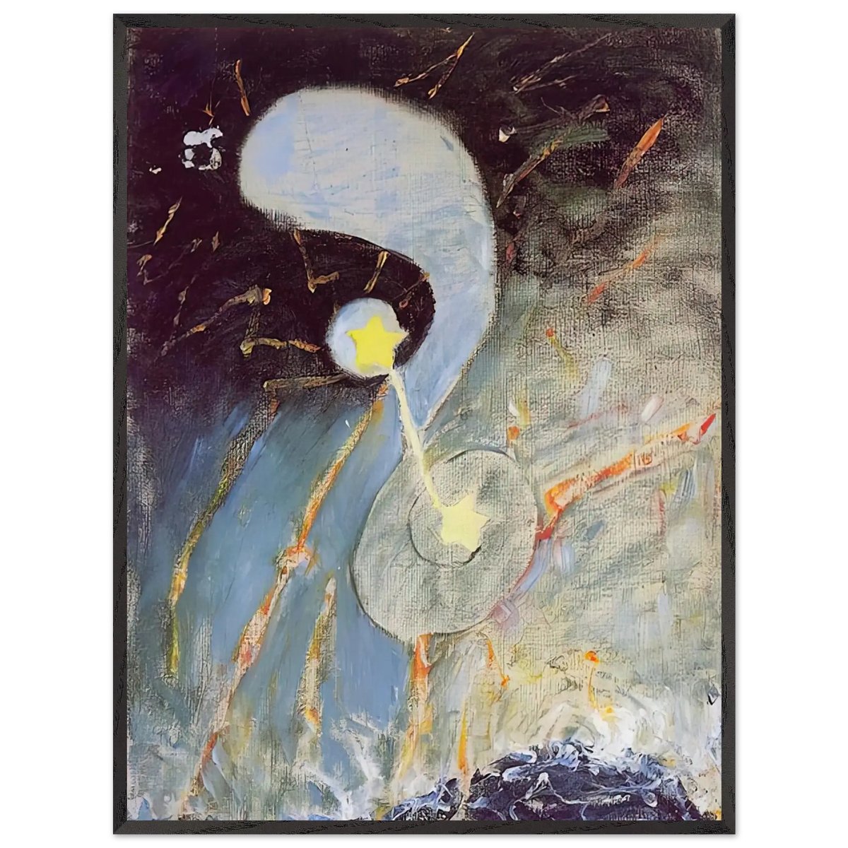Hilma af Klint - CHAOS NR 2 1906 Wall art - 30x45 cm / 12x18 Inches - Fine Art Poster - -