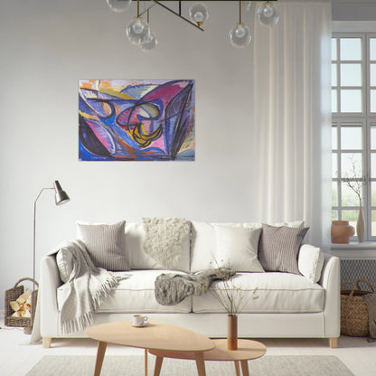 Rencontre dans la campagne - 1944 - Charles Lapicque Brushed Aluminum Print - 70x100 cm / 28x40 inches | Charles Lapicque Aluminum Print | Charles Lapicque Prints