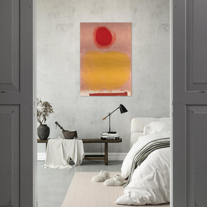Amorphous - 1973 - Adolph Gottlieb Brushed Aluminum Print - 70x100 cm / 28x40 inches | Adolph Gottlieb Aluminum Print | Adolph Gottlieb Prints