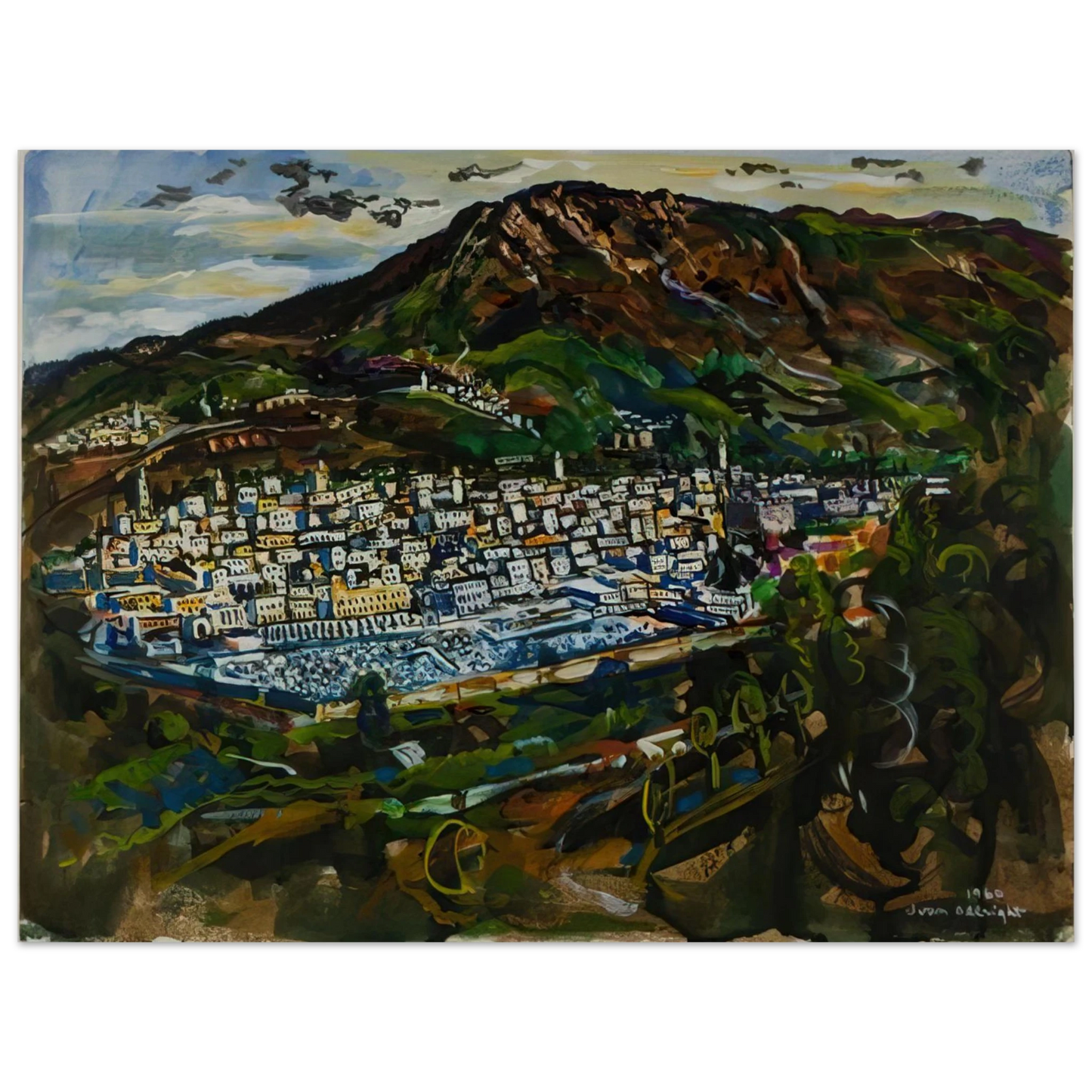Ivan Albright - FEZ MOROCCO 1960  75x100 cm / 30x40inches Fine Art Poster