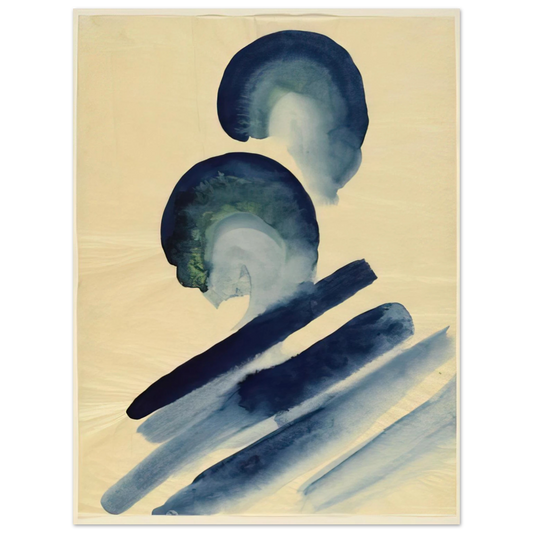 Georgia O'Keeffe - Blue-02 Fine Art Poster