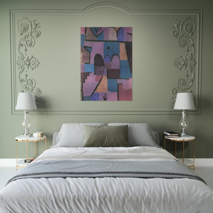 ORIENTAL GARDEN 1939 - Paul Klee Brushed Aluminum Print - 70x100 cm / 28x40 inches | Paul Klee Aluminum Print | Paul Klee Prints