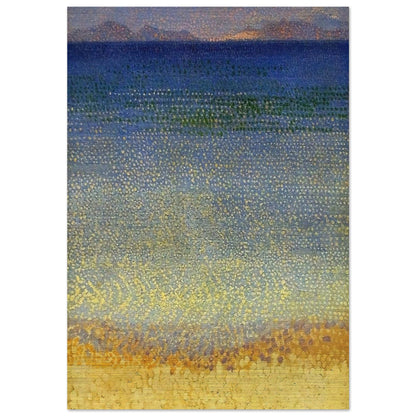 The Iles d'Or The Iles d'Hyeres, Var - Henri-Edmond Cross Brushed Aluminum Print - 70x100 cm / 28x40 inches | Henri-Edmond Cross Aluminum Print | Henri-Edmond Cross Prints