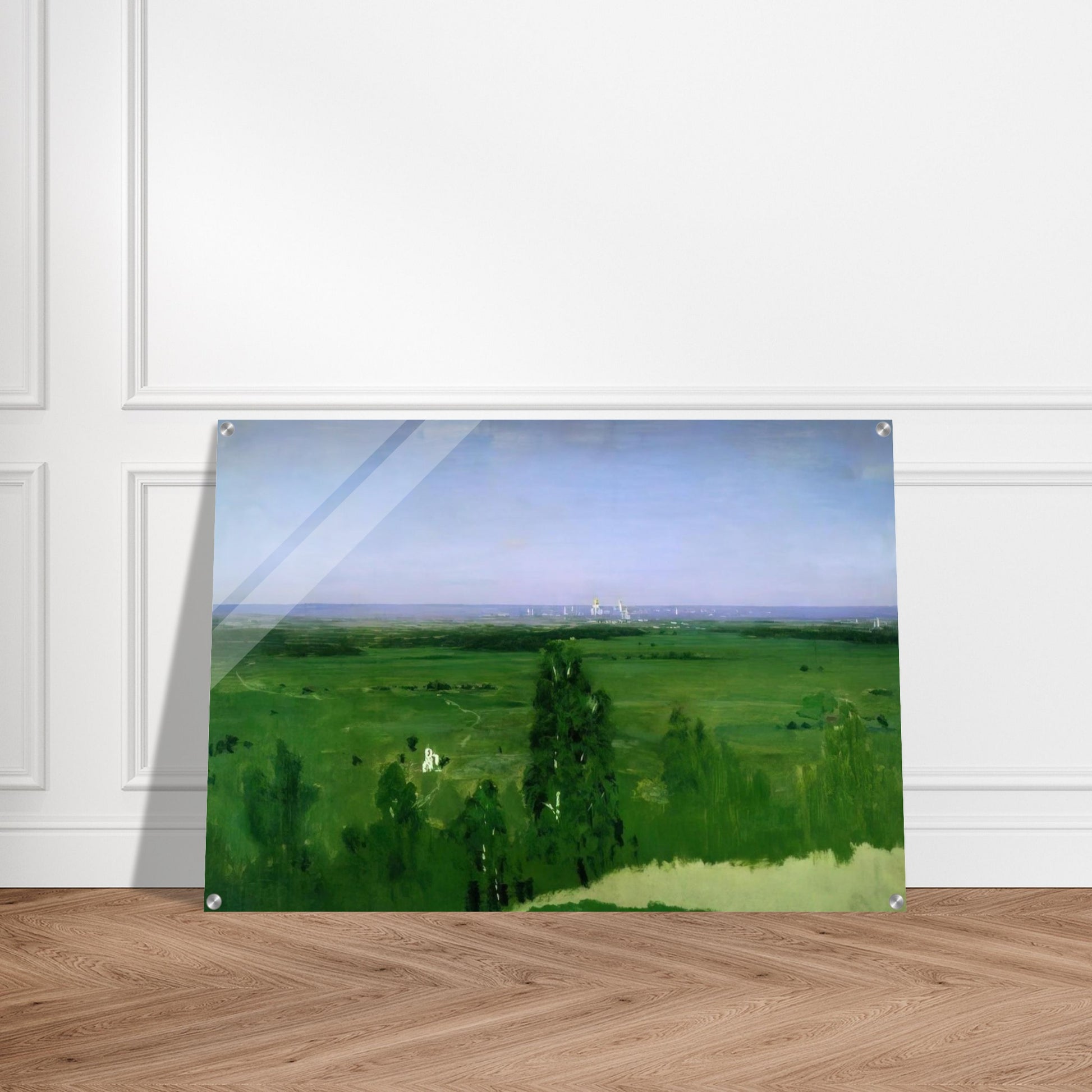 View on Moscow from Sparrow Hills - Arkhyp Kuindzhi Acrylic Print - 70x100 cm / 28x40″ inches