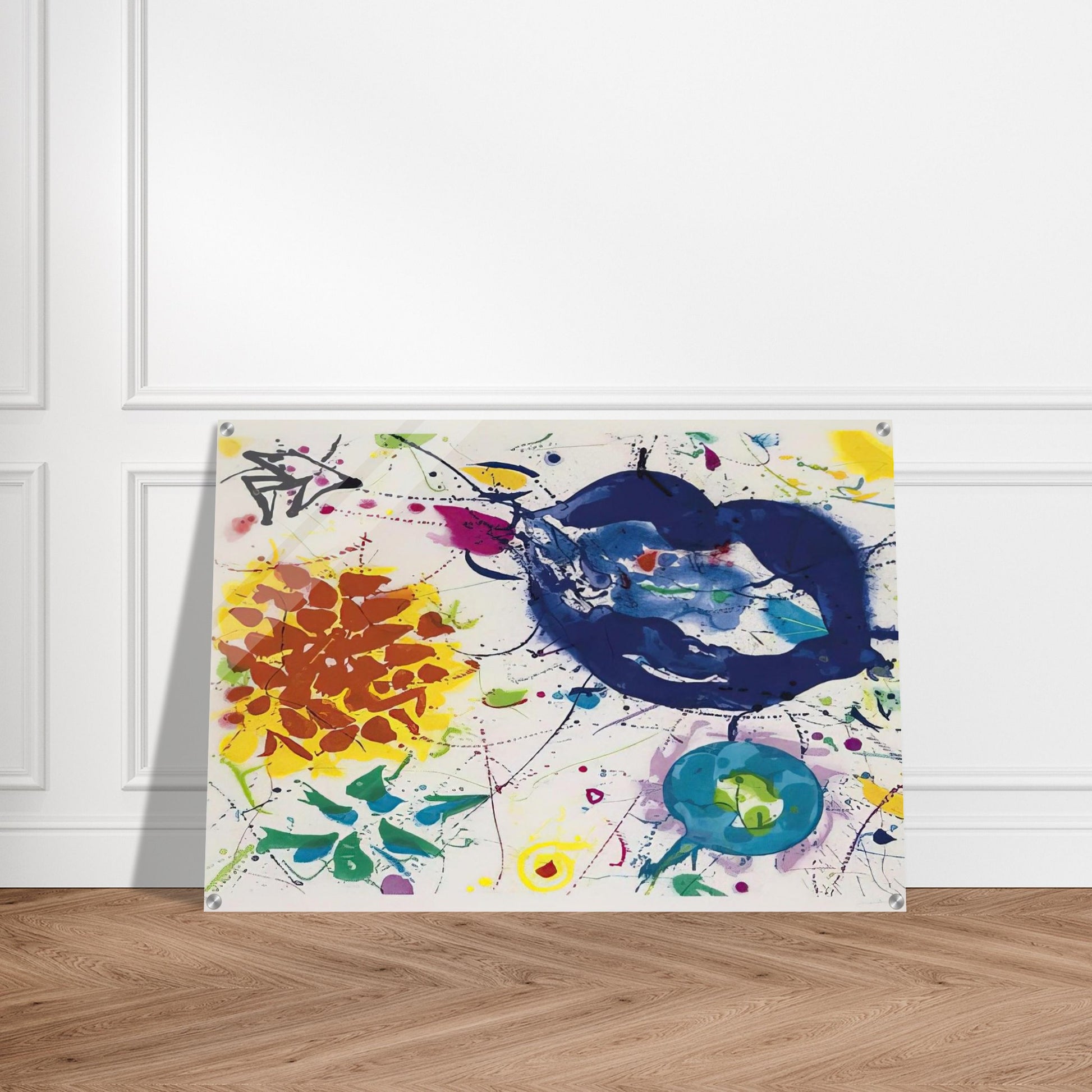 Senza Titolo III - Sam Francis Acrylic Print - 70x100 cm / 28x40″ inches