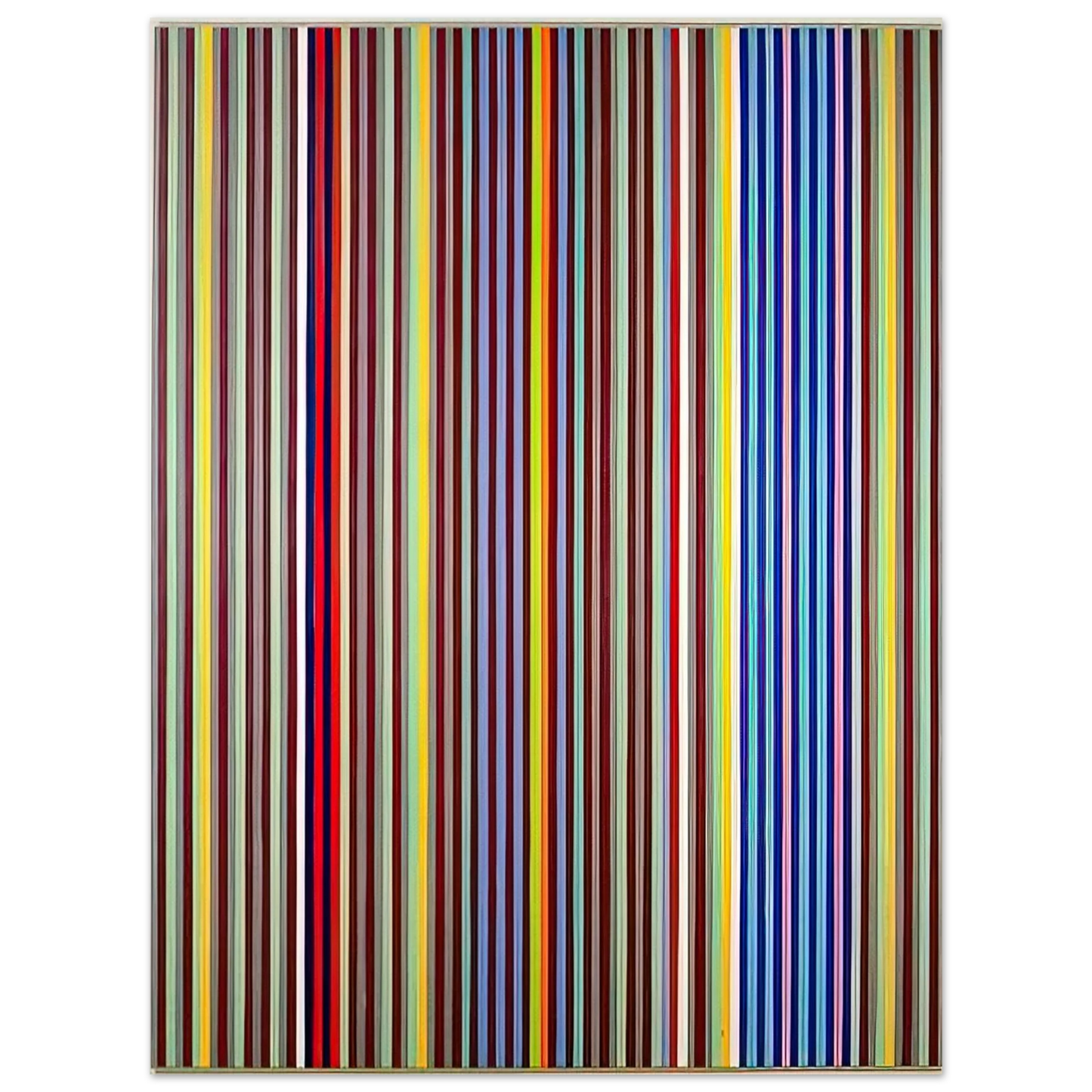 Gene Davis - Untitled P280 - 1967  75x100 cm / 30x40inches Fine Art Poster