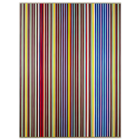 Gene Davis - Untitled P280 - 1967  75x100 cm / 30x40inches Fine Art Poster