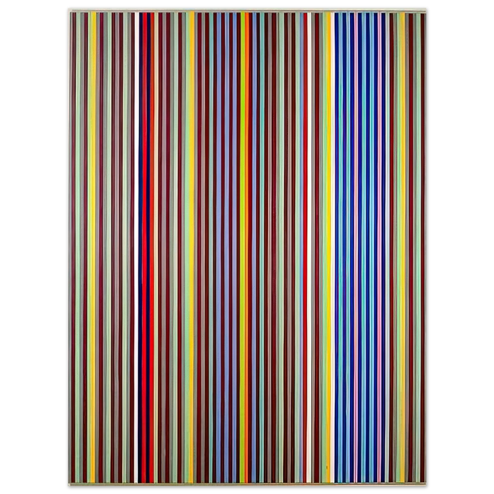 Gene Davis - Untitled P280 - 1967  75x100 cm / 30x40inches Fine Art Poster
