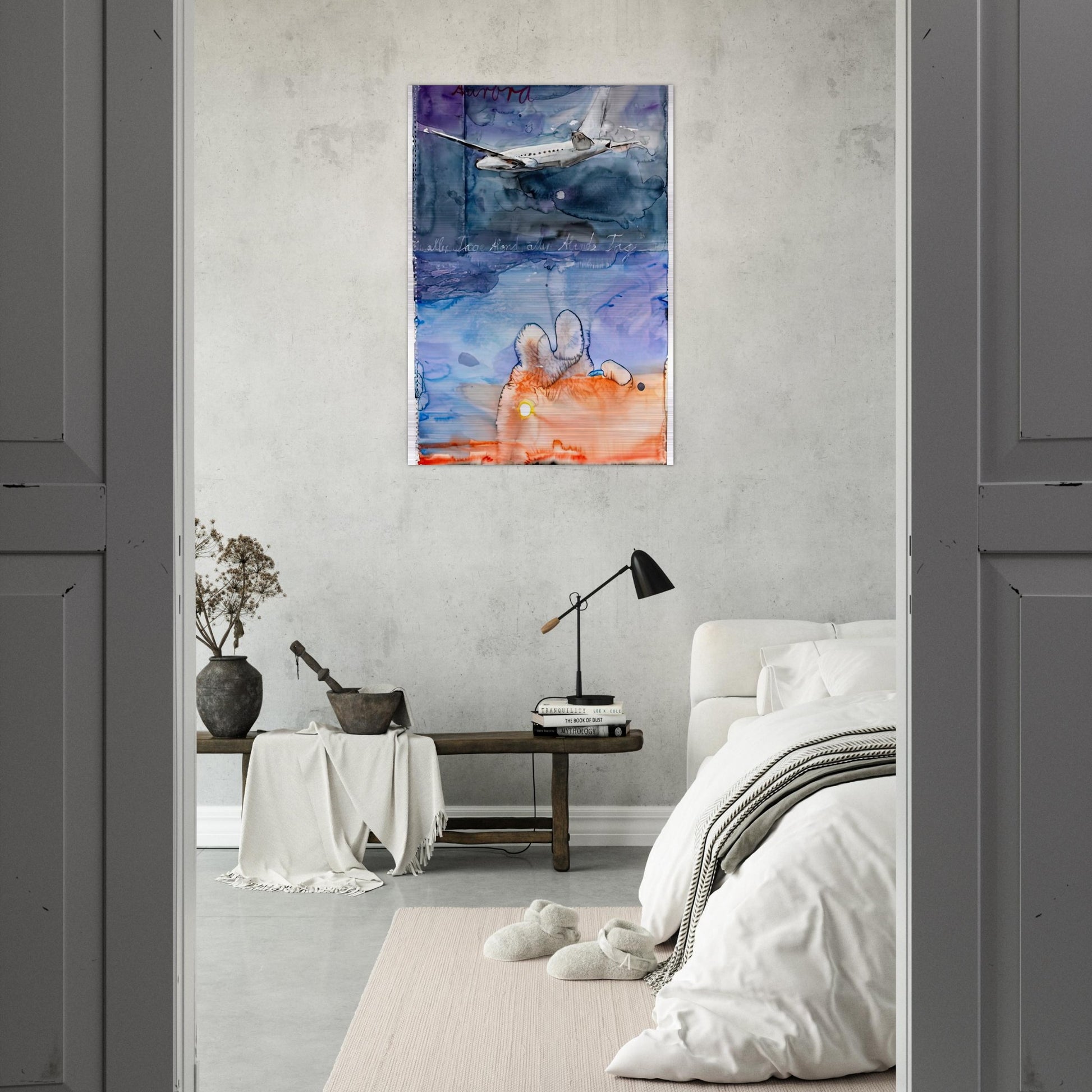 AURORA 2013 - Anselm Kiefer Brushed Aluminum Print - 70x100 cm / 28x40 inches | Anselm Kiefer Aluminum Print | Anselm Kiefer Prints