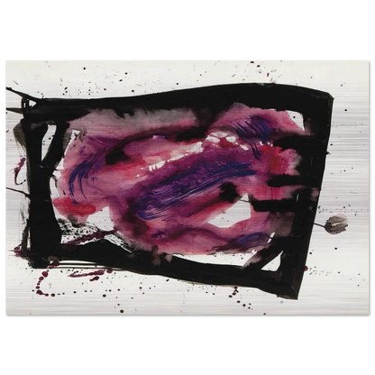 Untitled  SF72-1009  - Sam Francis Brushed Aluminum Print - 70x100 cm / 28x40 inches | Sam Francis Aluminum Print | Sam Francis Prints