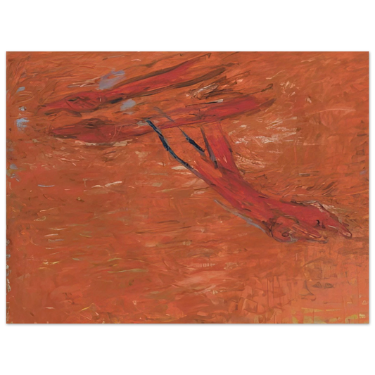 Susan Rothenberg - AUGUST 17TH 1998  75x100 cm / 30x40inches Fine Art Poster