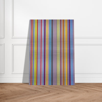 Battle for Grownups - 1970 - Gene Davis Brushed Aluminum Print - 70x100 cm / 28x40 inches | Gene Davis Aluminum Print | Gene Davis Prints