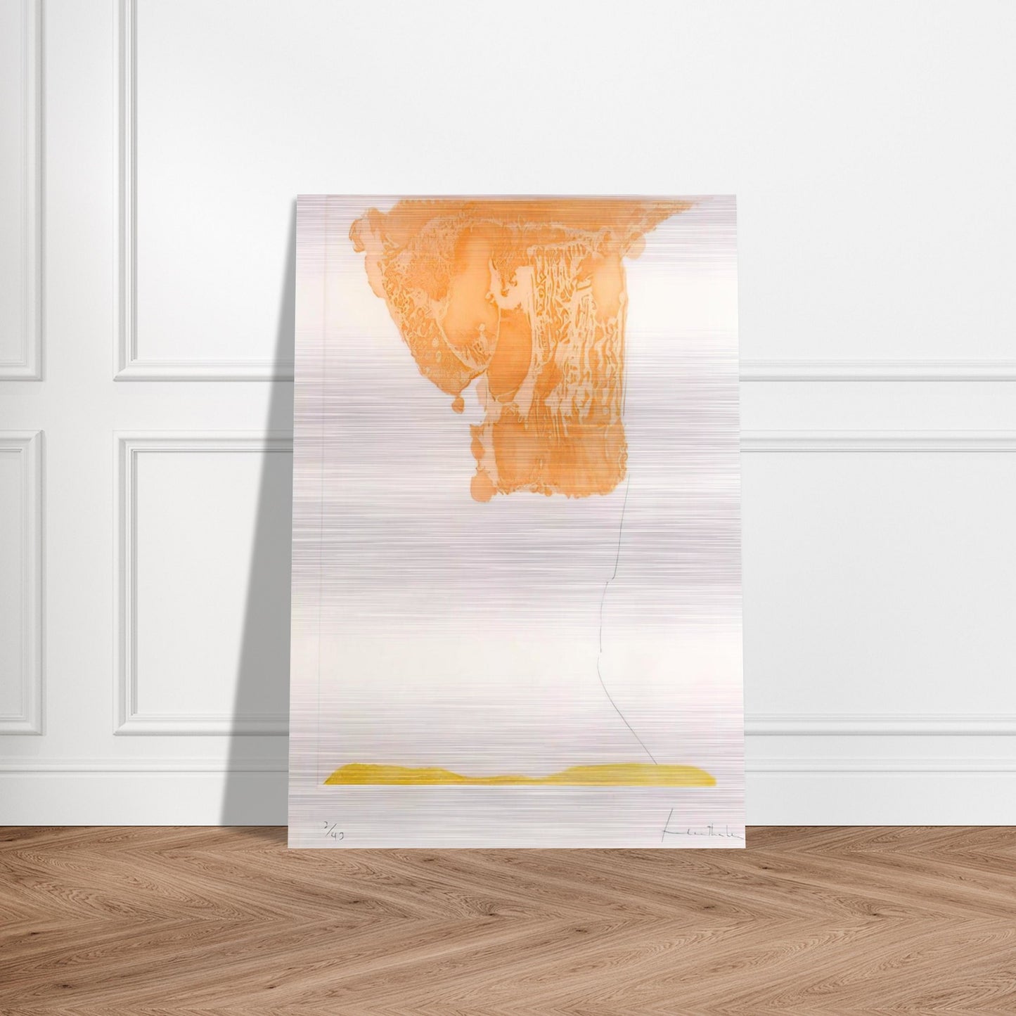 Pranzo Italiano - 1973 - Helen Frankenthaler Brushed Aluminum Print - 70x100 cm / 28x40 inches | Helen Frankenthaler Aluminum Print | Helen Frankenthaler Prints
