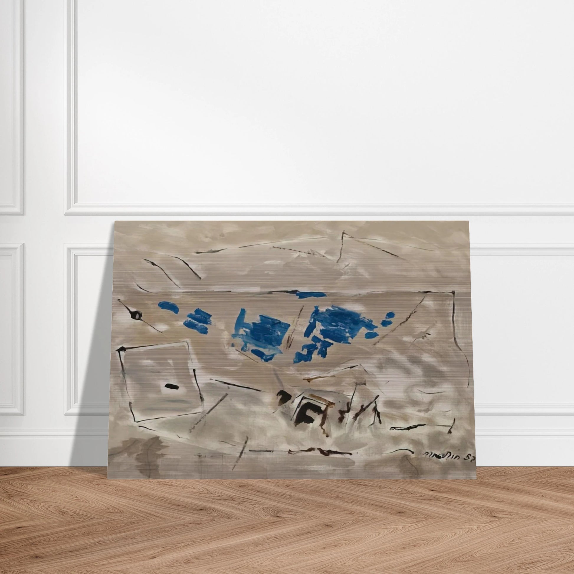 Autumn Coloring No. 4 - 1952 - John Marin Brushed Aluminum Print - 70x100 cm / 28x40 inches | John Marin Aluminum Print | John Marin Prints