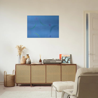 Energien im Blau - 1949 - Max Bill Brushed Aluminum Print - 70x100 cm / 28x40 inches | Max Bill Aluminum Print | Max Bill Prints