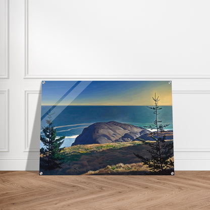 Young Spruces, Maine Coast - Rockwell Kent Acrylic Print - 70x100 cm / 28x40″ inches