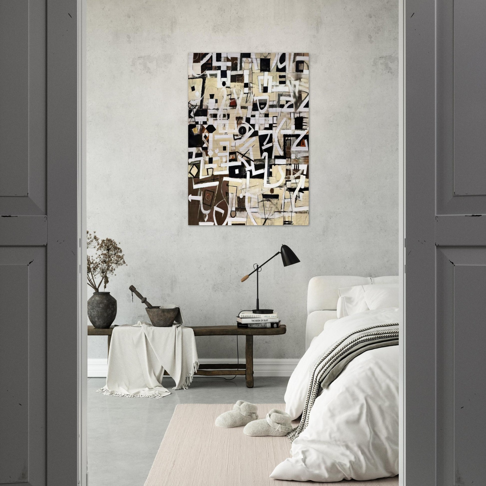 Number 20 - 1949 - Bradley Walker Tomlin Brushed Aluminum Print - 70x100 cm / 28x40 inches | Bradley Walker Tomlin Aluminum Print | Bradley Walker Tomlin Prints