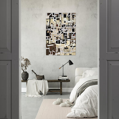 Number 20 - 1949 - Bradley Walker Tomlin Brushed Aluminum Print - 70x100 cm / 28x40 inches | Bradley Walker Tomlin Aluminum Print | Bradley Walker Tomlin Prints