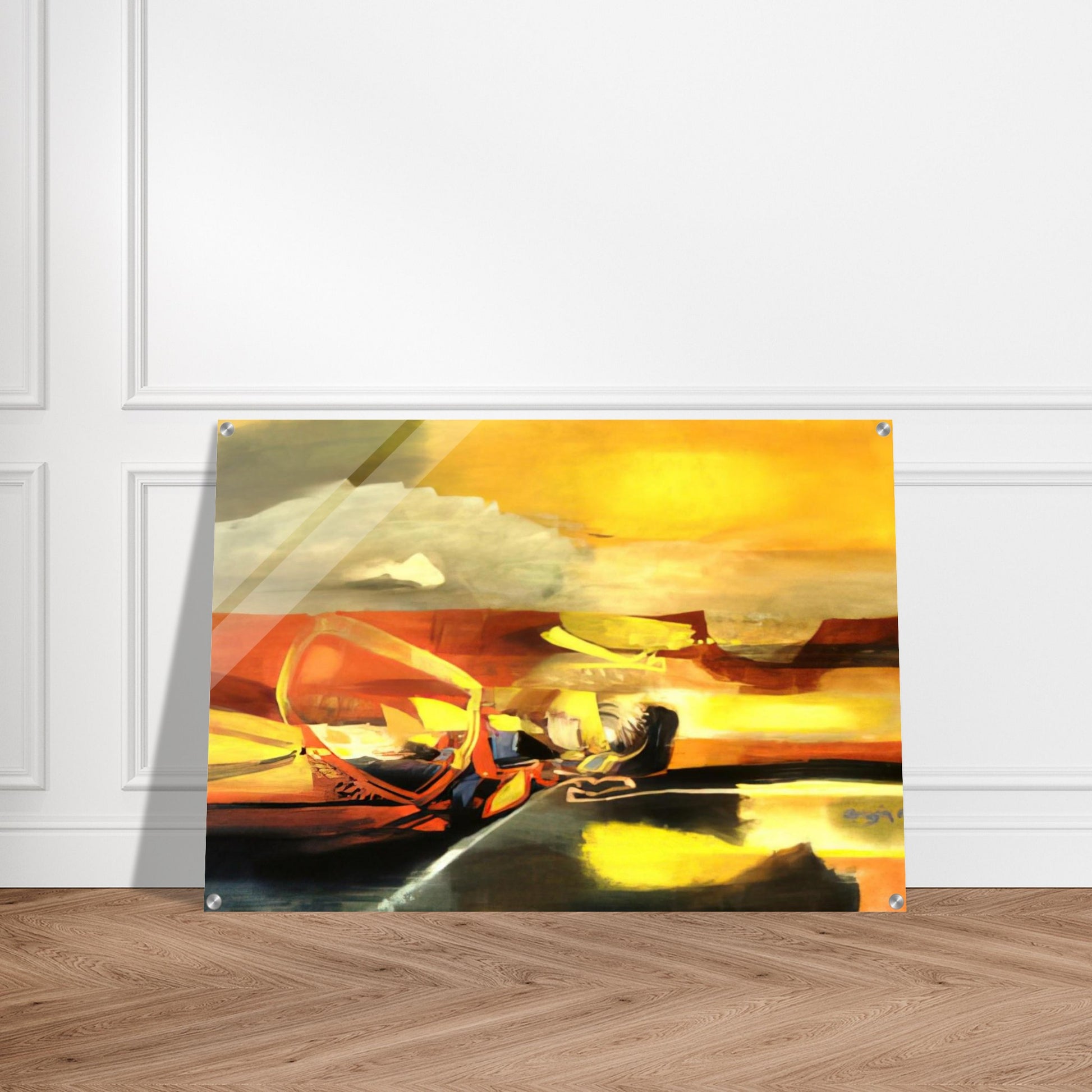 AGUA C LIDA 1962 - Alejandro Obregon Acrylic Print - 70x100 cm / 28x40″ inches | Alejandro Obregon Wall Art | Alejandro Obregon Prints