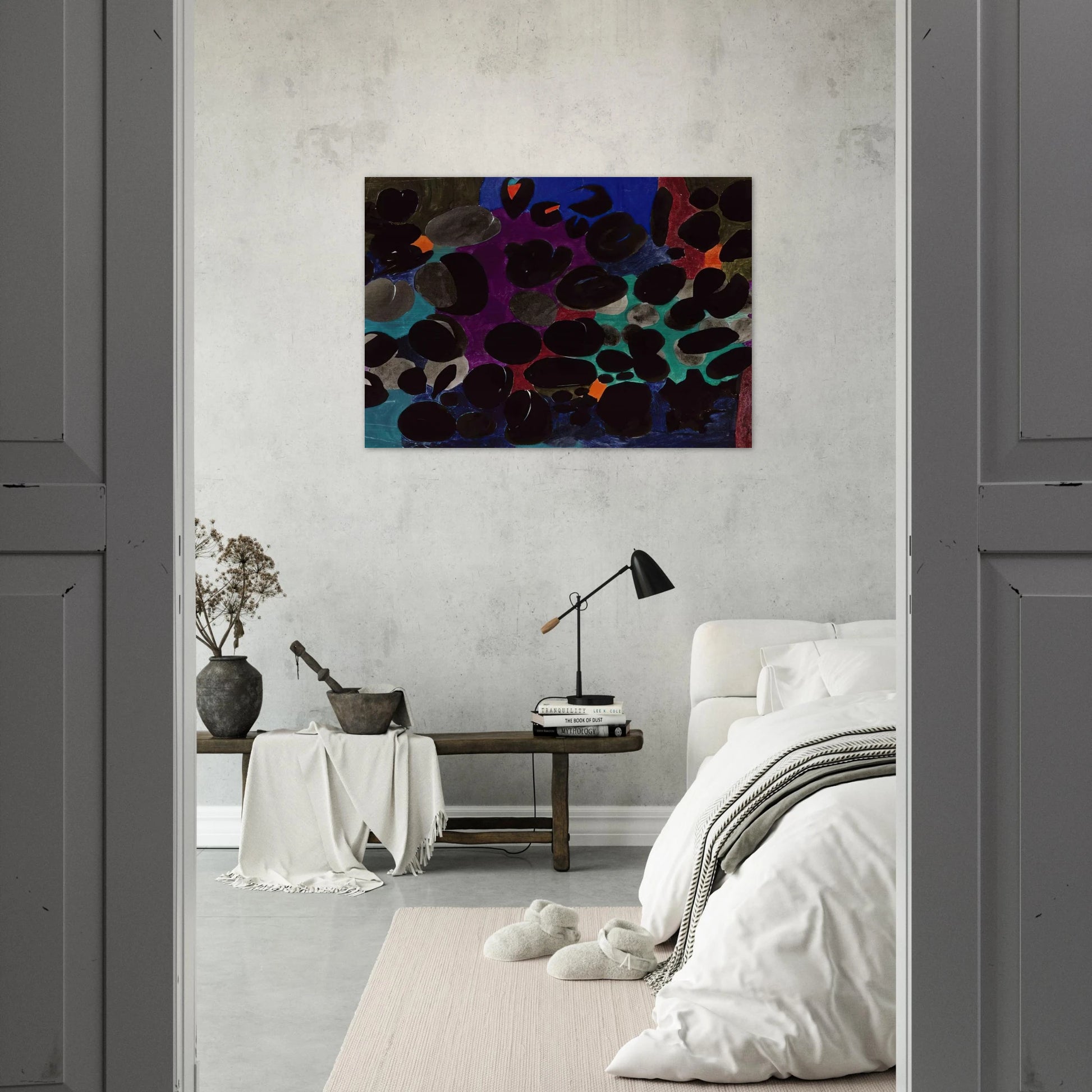 Plumen - Abstract Art - Johannes Itten Brushed Aluminum Print - 70x100 cm / 28x40 inches | Johannes Itten Aluminum Print | Johannes Itten Prints