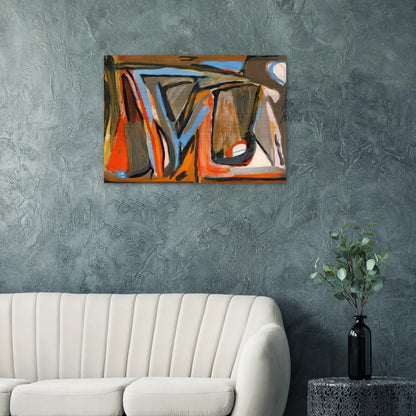 Le tout - 1978 - Bram van Velde Brushed Aluminum Print - 70x100 cm / 28x40 inches | Bram van Velde Aluminum Print | Bram van Velde Prints