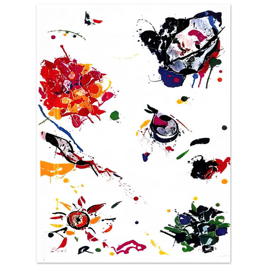 Sam Francis - Untitled  SFE-046   75x100 cm / 30x40inches Fine Art Poster
