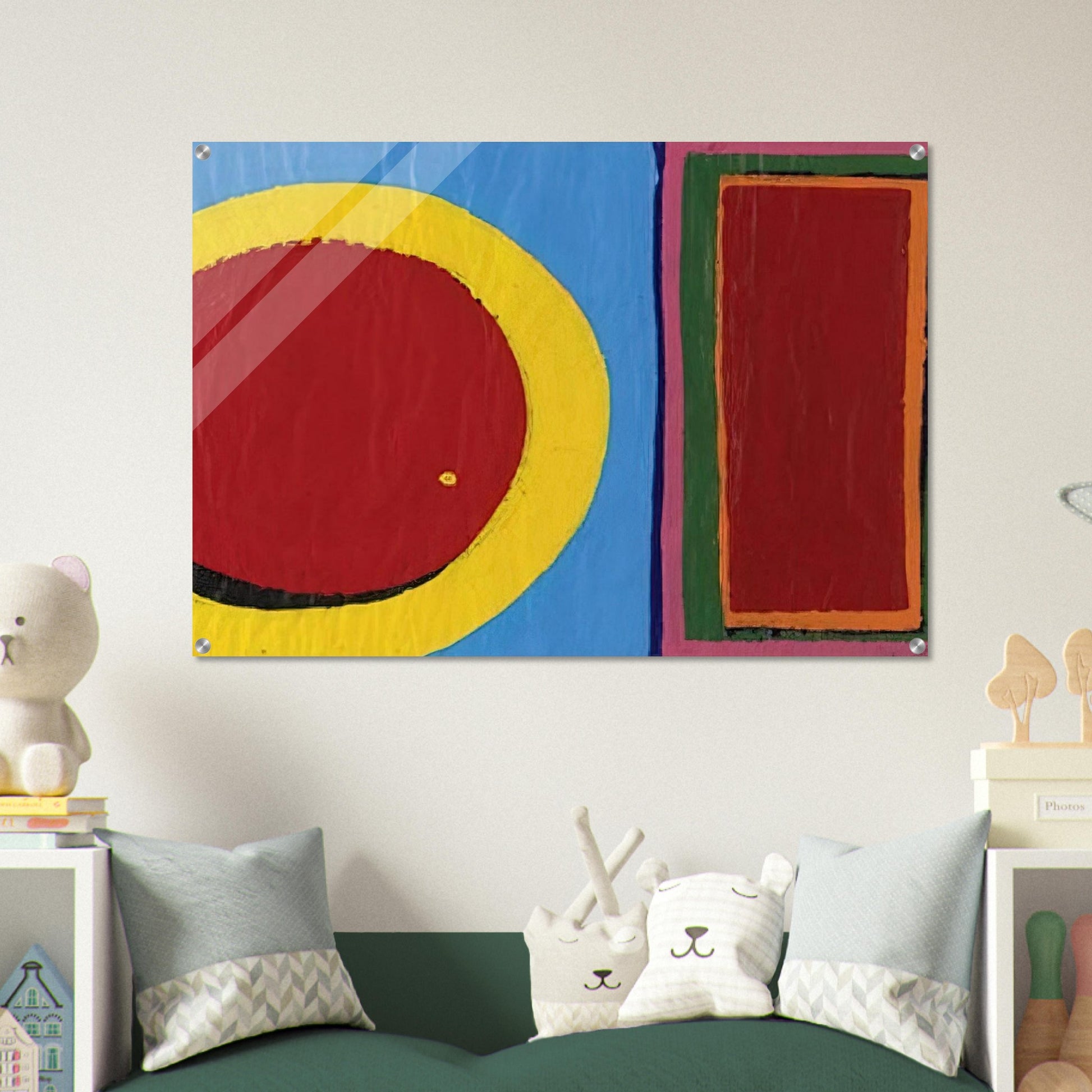 Composition - Al Held Acrylic Print - 70x100 cm / 28x40″ inches