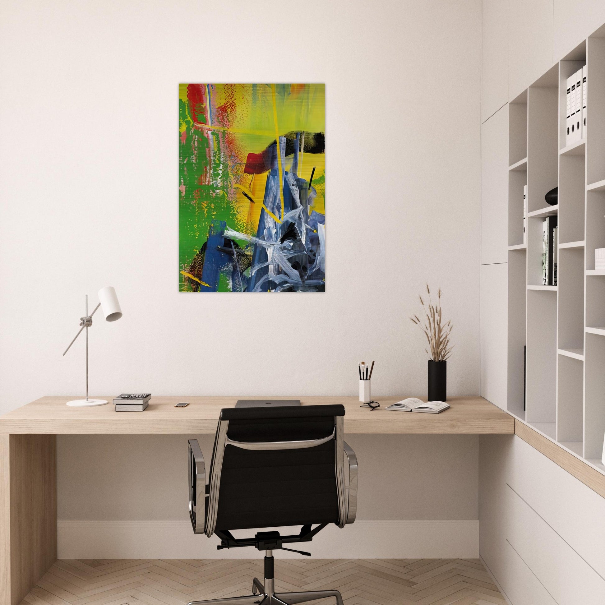 KORN - Gerhard Richter Brushed Aluminum Print - 70x100 cm / 28x40 inches | Gerhard Richter Aluminum Print | Gerhard Richter Prints