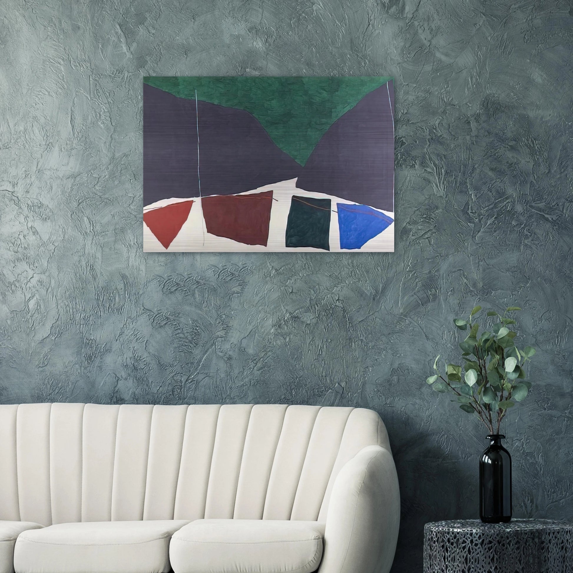 Untitled - 1982 - Ray Parker Brushed Aluminum Print - 70x100 cm / 28x40 inches | Ray Parker Aluminum Print | Ray Parker Prints