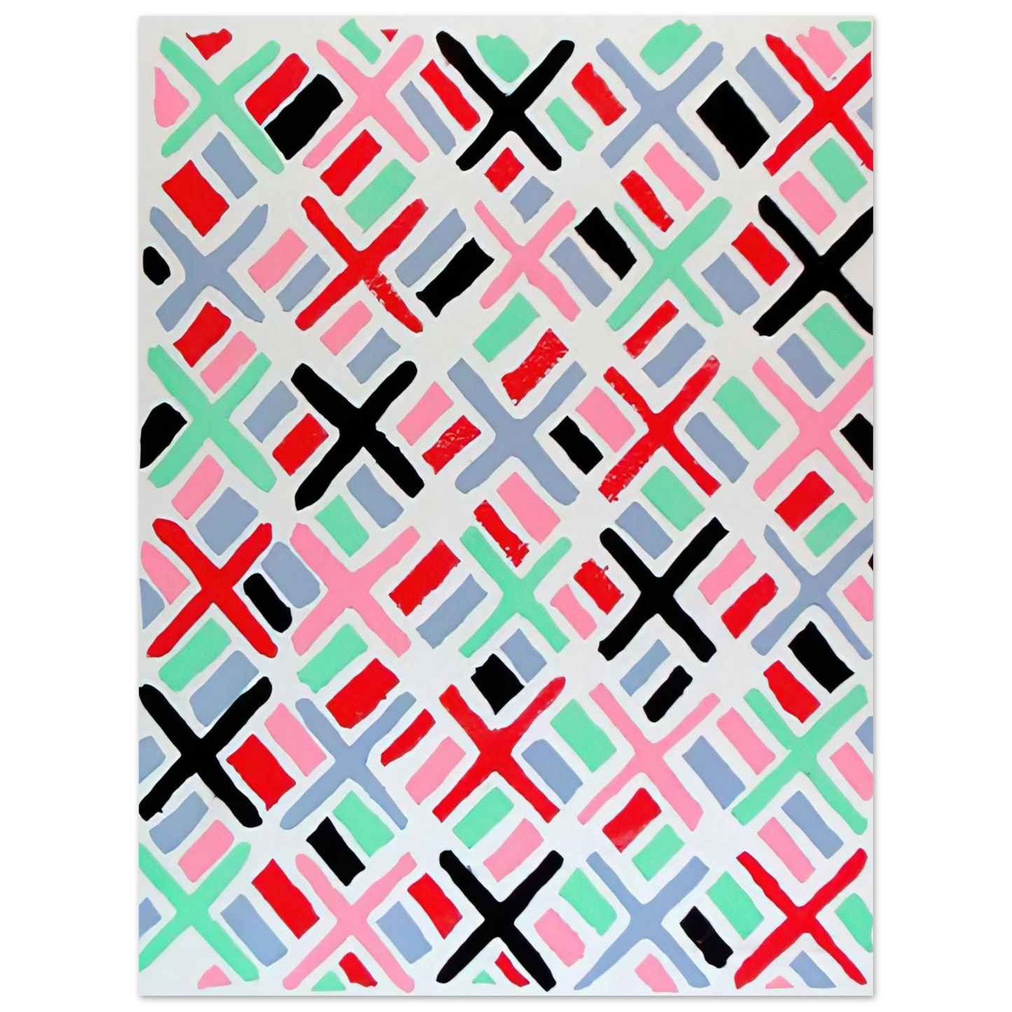 Sonia Delaunay - COMPOSITION 34  75x100 cm / 30x40inches Fine Art Poster