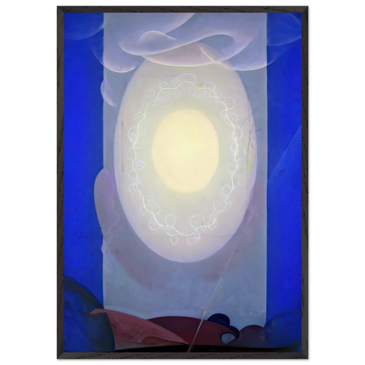 Light Center - 1961 - Agnes Lawrence Pelton 70x100 cm / 28x40 inches Framed Art Print – Black Wooden Frame