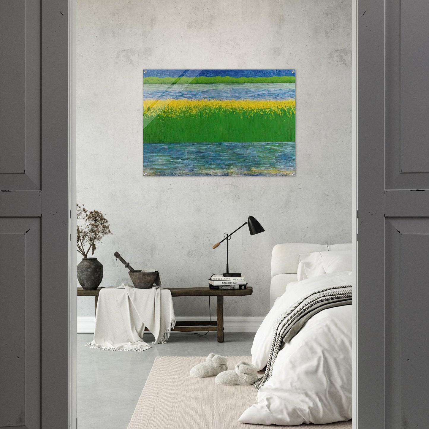 Sea of Grass - 1983 - Jimmy Ernst Acrylic Print - 70x100 cm / 28x40″ inches | Jimmy Ernst Wall Art | Jimmy Ernst Prints