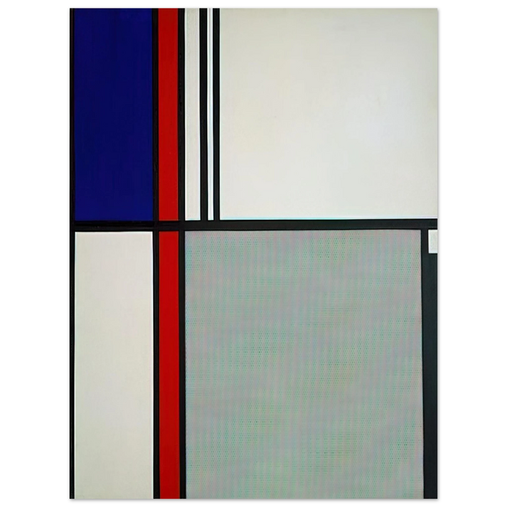 Roy Lichtenstein - NONOBJECTIVE II 1964  75x100 cm / 30x40inches Fine Art Poster