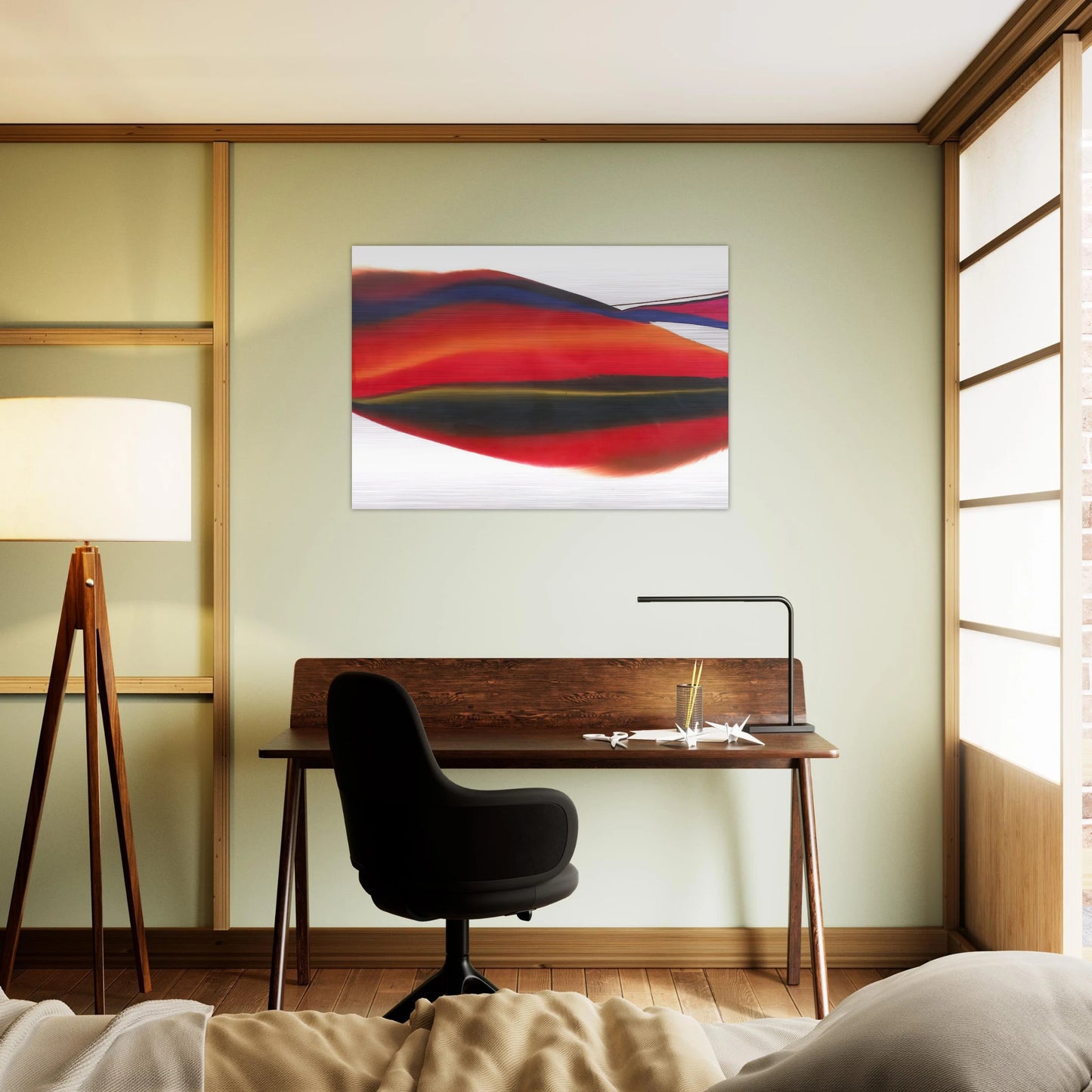 Phenomena Lands End - 1974 - Paul Jenkins Brushed Aluminum Print - 70x100 cm / 28x40 inches | Paul Jenkins Aluminum Print | Paul Jenkins Prints