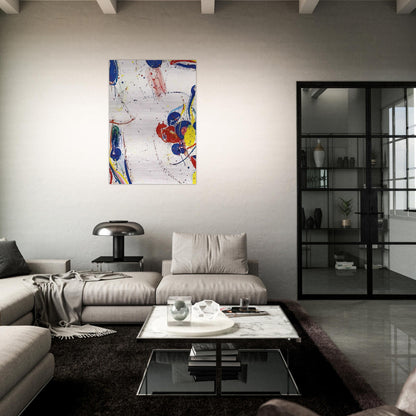 On Return - Sam Francis Brushed Aluminum Print - 70x100 cm / 28x40 inches | Sam Francis Aluminum Print | Sam Francis Prints