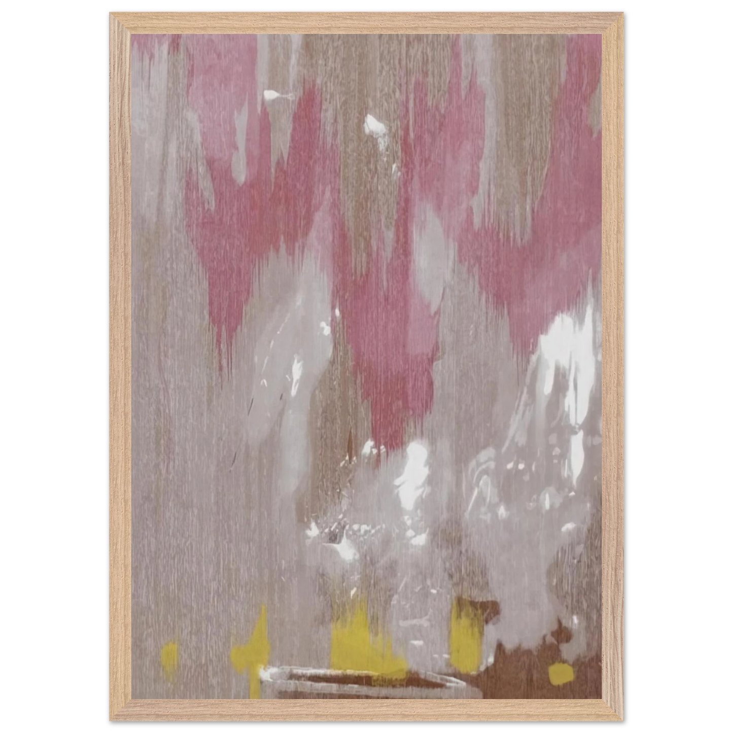 Helen Frankenthaler - Tales of Genji IV - 1998 Wall art - 45x60 cm / 18x24 inches - Premium Wooden Framed Poster With Fine Art Paper-canvas - Black frame