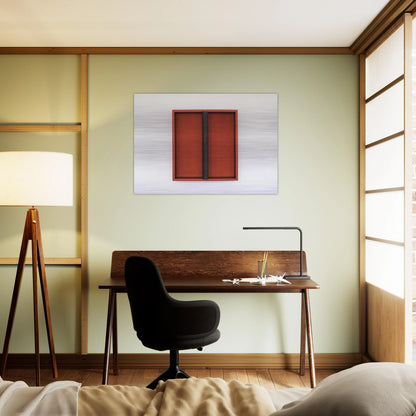 Untitled 101 Spring Street - 1962 - Donald Judd Brushed Aluminum Print - 70x100 cm / 28x40 inches | Donald Judd Aluminum Print | Donald Judd Prints