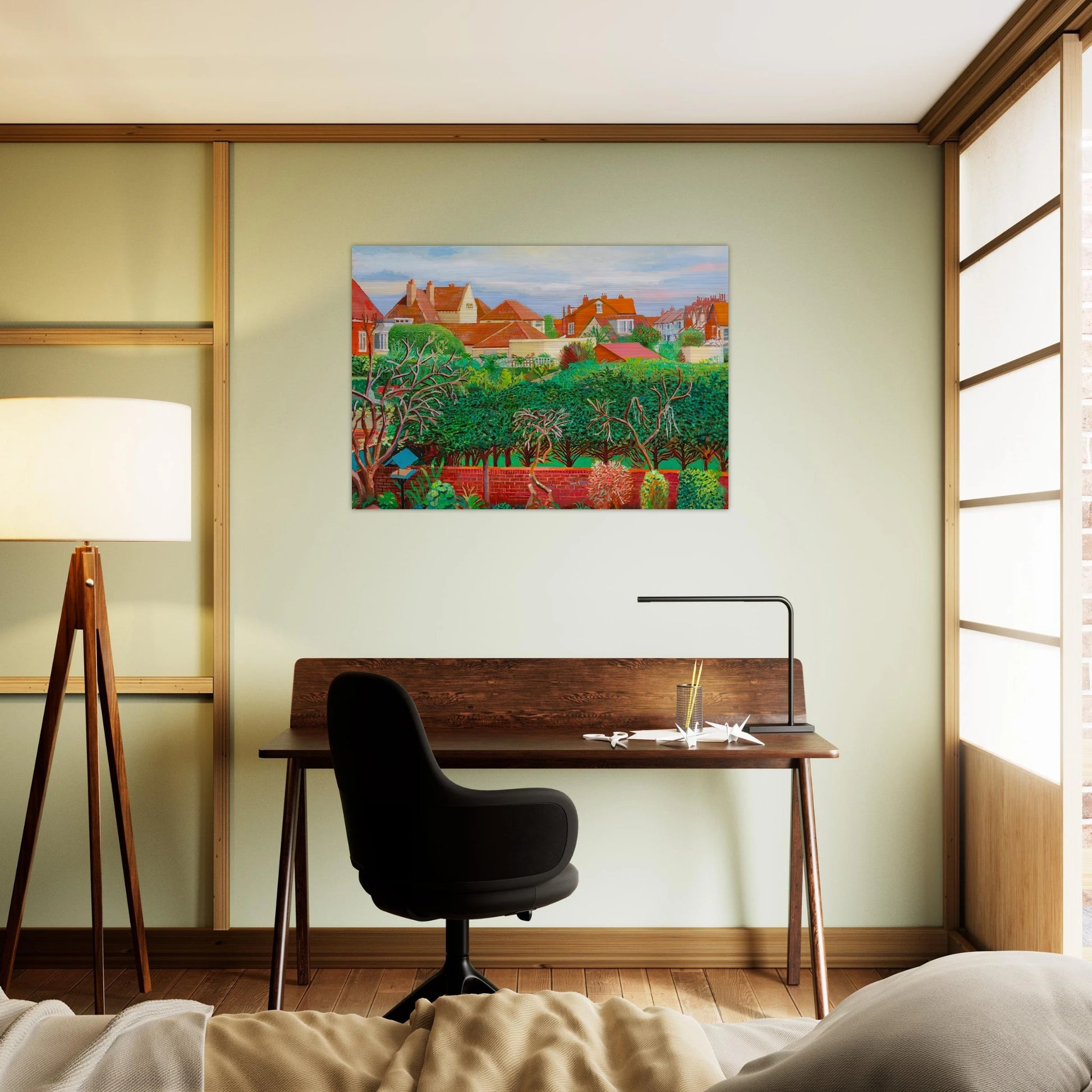 David Hockney - David Hockney Brushed Aluminum Print - 70x100 cm / 28x40 inches | David Hockney Aluminum Print | David Hockney Prints | David Hockney Art | Artwork by David Hockney