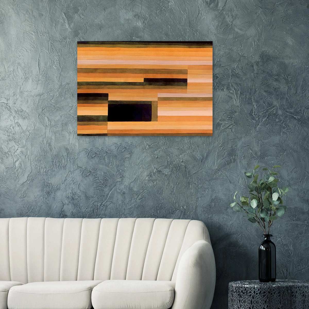 ROCK CHAMBER 1929 - Paul Klee Brushed Aluminum Print - 70x100 cm / 28x40 inches | Paul Klee Aluminum Print | Paul Klee Prints