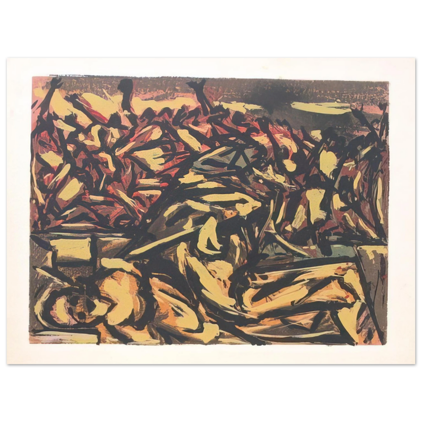 Jackson Pollock - UNTITLED 1941 1  75x100 cm / 30x40inches Fine Art Poster